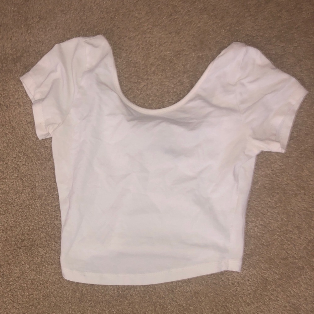 Brandy Melville White Crop Top